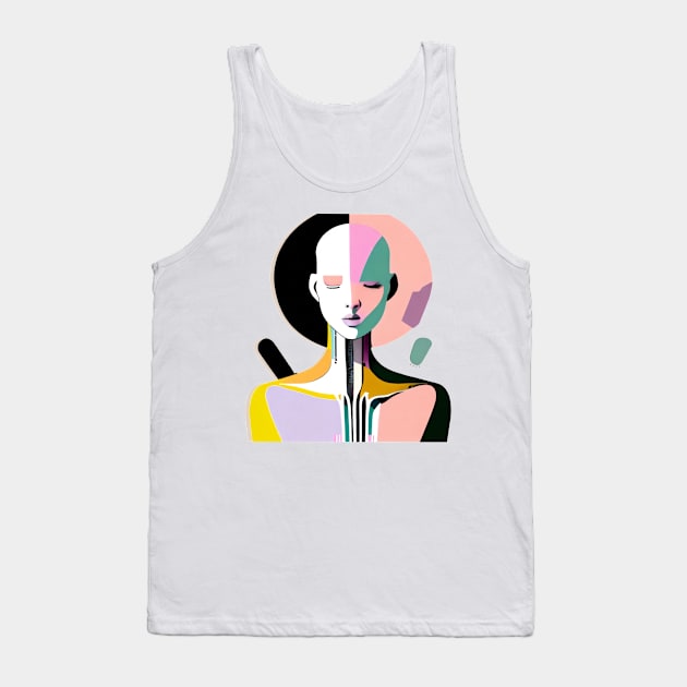 My Robot Girlfriend 9 Tank Top by E1DOLHANZ